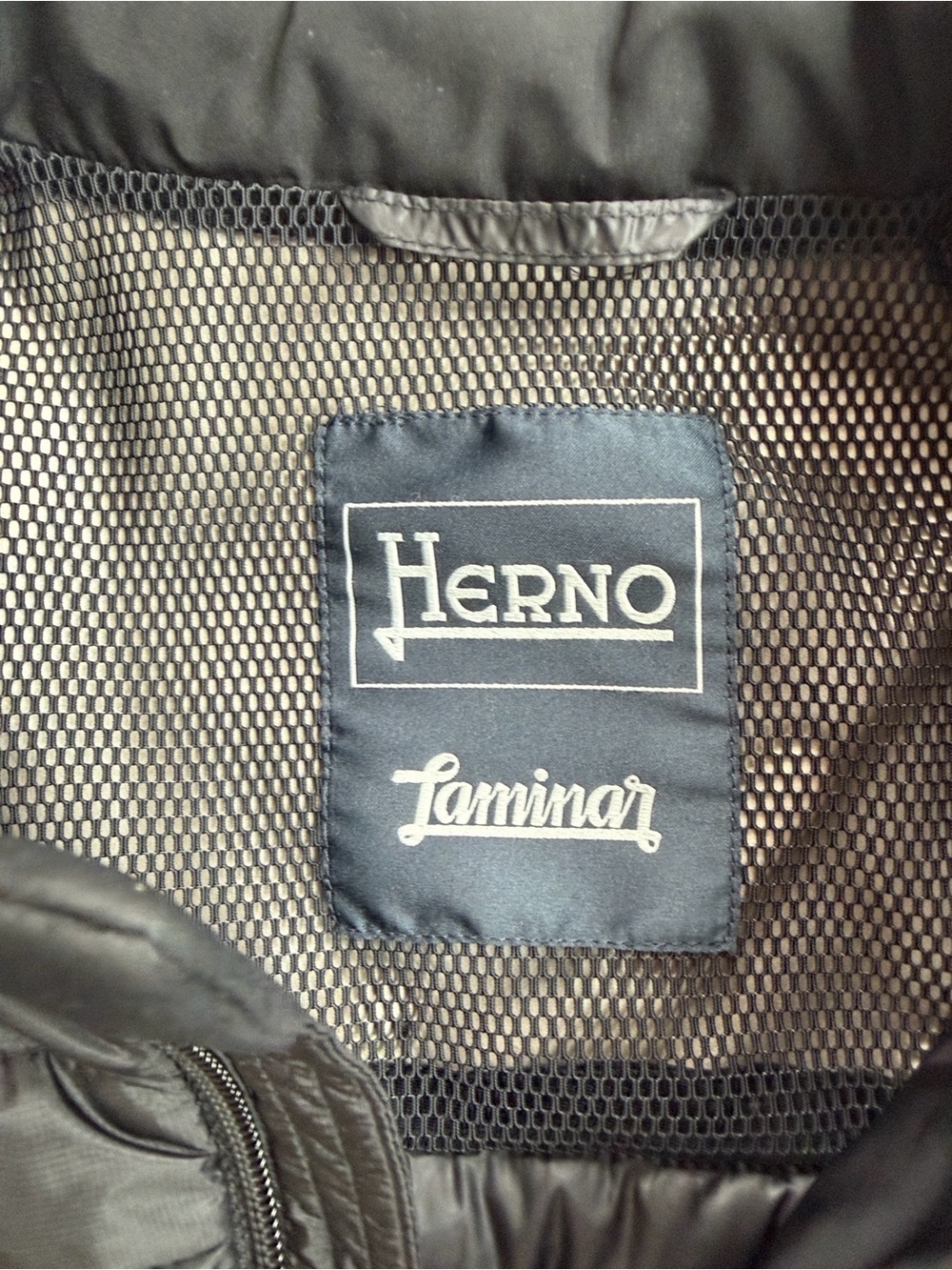 Herno Black Quilted-Front Windbreaker Jacket - Picture 3 of 5
